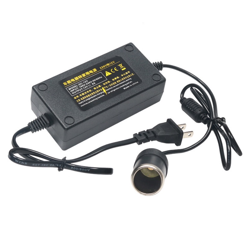 Monqiqi พร้อมส่ง แปลงไฟบ้าน 220V อแดปเตอร์ เป็นไฟรถยนย์ 12v DC 220V to 12V 10A ตัวแปลงไฟ 12v 220v Car Adapter หม้อแปลงไฟ - รูปที่ 4