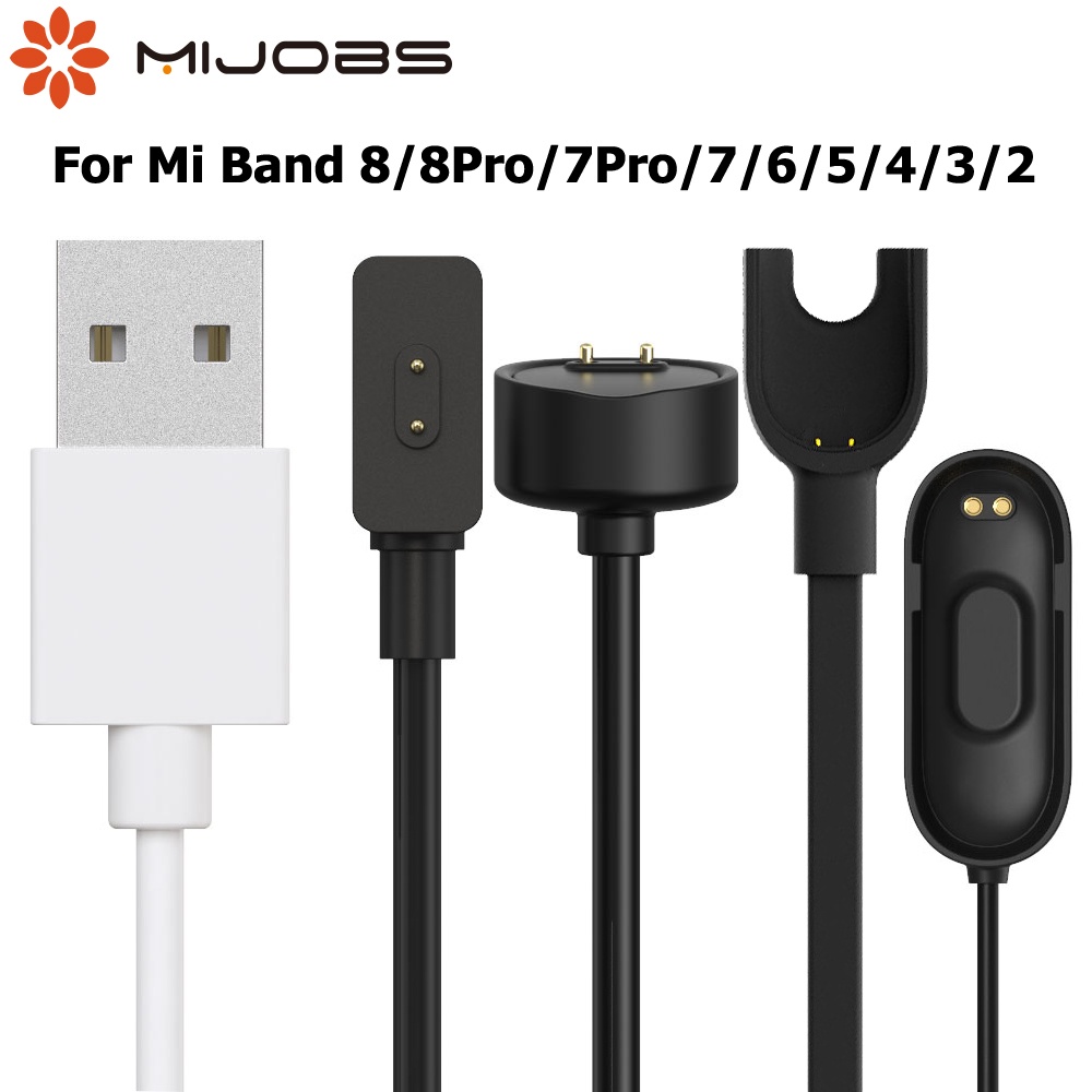 Mijobs USB Charger สําหรับ Mi Band 7 Pro สายชาร์จสําหรับ Huawei Band 10 9 8 7 เปลี่ยนเครื่องชาร์จสํา