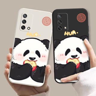 เคส OPPO A74 OPPO A95 2021 กรณีโทรศัพท์การ์ตูนแพนด้าน่ารัก C_A9