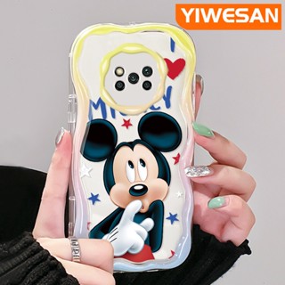 เคสโทรศัพท์มือถือ ซิลิโคนนิ่ม ใส กันกระแทก ลายการ์ตูนมิกกี้เมาส์ สีสันสดใส สําหรับ Xiaomi Poco X3 NFC Poco X3 Pro Poco X3 GT Poco X4 NFC X4 GT M3 F4