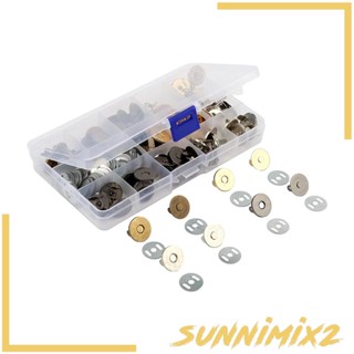 [Sunnimix2] กระดุมโลหะ 40 ชิ้น สําหรับเย็บผ้าผู้ชาย