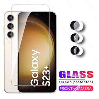 Camera Front Glass For Samsung Galaxy S23+ Tempered Glass Samsang S23 S22 S21 Plus S22+ S21+ S23Plus S22Plus 5G Screen Protector