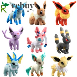 ของเล่นตุ๊กตายัดไส้ รูปสัตว์ Eevee Flareon Jolteon Vaporeon Glaceon เหมาะกับของขวัญ สําหรับเด็ก