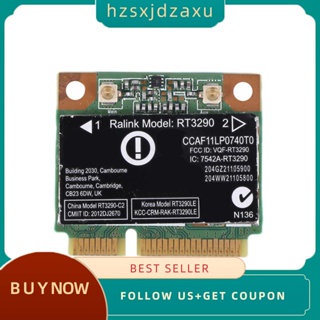 【hzsxjdzaxu】การ์ด Wifi ไร้สาย PCI-E 150Mbps 2.4Ghz RT3290 802.11B/G/N และบลูทูธ 3.0 Half Mini สําหรับ HP CQ58 M4 M6 4445S DV4