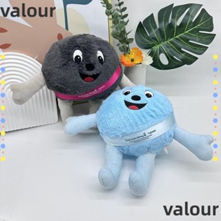 Valour ของเล่นตุ๊กตายัดไส้ ผ้าฝ้าย 15 นิ้ว แฮนด์เมด สีเทา สีฟ้า สําหรับเด็กทุกวัย