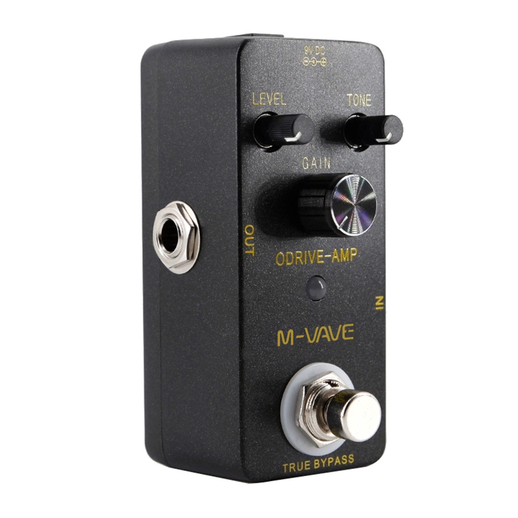 M-VAVE Overdrive-AMP เหยียบดิจิตอลกีตาร์ Stompbox 1970s Classic Tube True Bypass Cuvave CUBE BABY