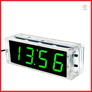 DIY Digital LED Clock Kit with Temperature and Date Display - Perfect for Home