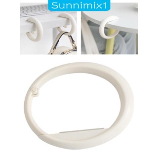 [Sunnimix1] ตะขอแขวนกระเป๋า แบบพกพา พับได้ สําหรับโต๊ะ ตู้เสื้อผ้า บ้าน