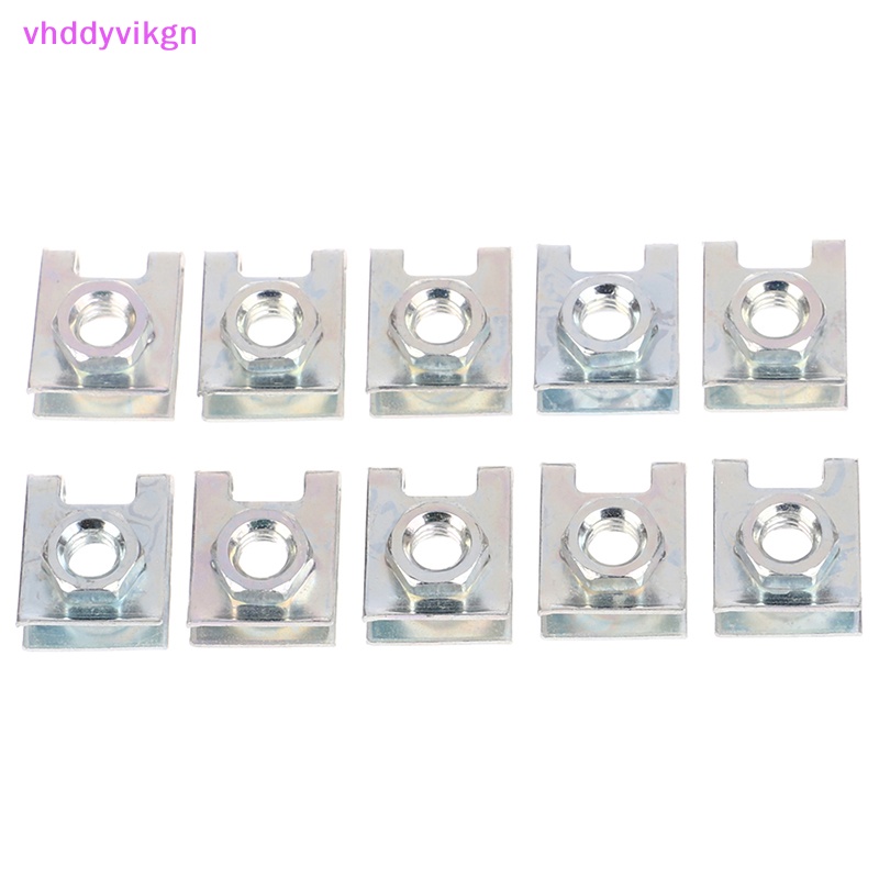 Vhdd หมุดสกรูยึดป้ายทะเบียนรถยนต์ 6 มม. 10 ชิ้น