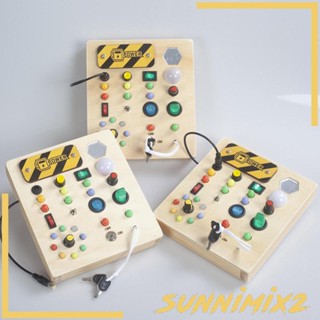 [Sunnimix2] ของเล่นบอร์ดไม้ Montessori ของขวัญวันเกิด สําหรับเด็ก