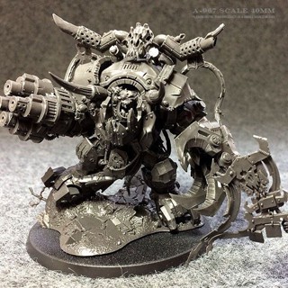 9.9 เหนื่อยมากโมเดลเรซิ่น Warhammer Soldier GK ขนาด 40 มม. สีขาว สําหรับทําระบายสี A-967 33YH