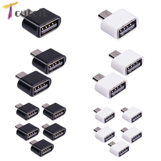 Tcuteit อะแดปเตอร์แปลงสายเคเบิล Micro USB 2.0 เป็น USB OTG สําหรับเมาส์ คีย์บอร์ด