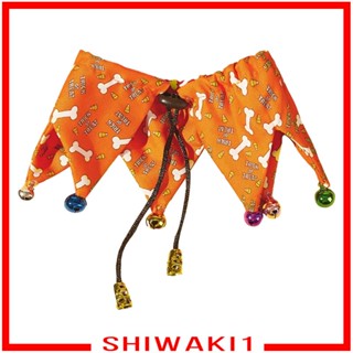 [Shiwaki1] ผ้าพันคอ ผ้าเช็ดหน้า ขนาดเล็ก กลาง ใหญ่ ลายฮาโลวีน สําหรับสัตว์เลี้ยง สุนัข แมว