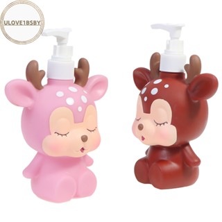 Ulove1bsby ขวดจ่ายสบู่เหลว โลชั่น เจลอาบน้ํา แชมพู ลายการ์ตูน แบบพกพา TH