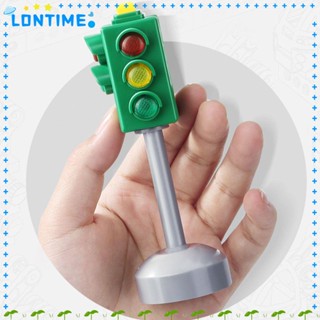 Lontime โมเดลไฟจราจร พลาสติก ของเล่นคลาสสิก สําหรับเด็ก