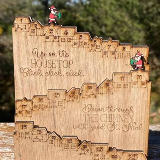 Countdown to Christmas Advent Calendar | Santa Claus Castle Countdown Calendar