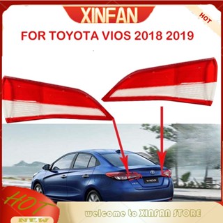 Xinfan ฝาครอบเลนส์ไฟท้าย แบบเปลี่ยน สําหรับ Toyota Vios GEN4 2018 2019 2020