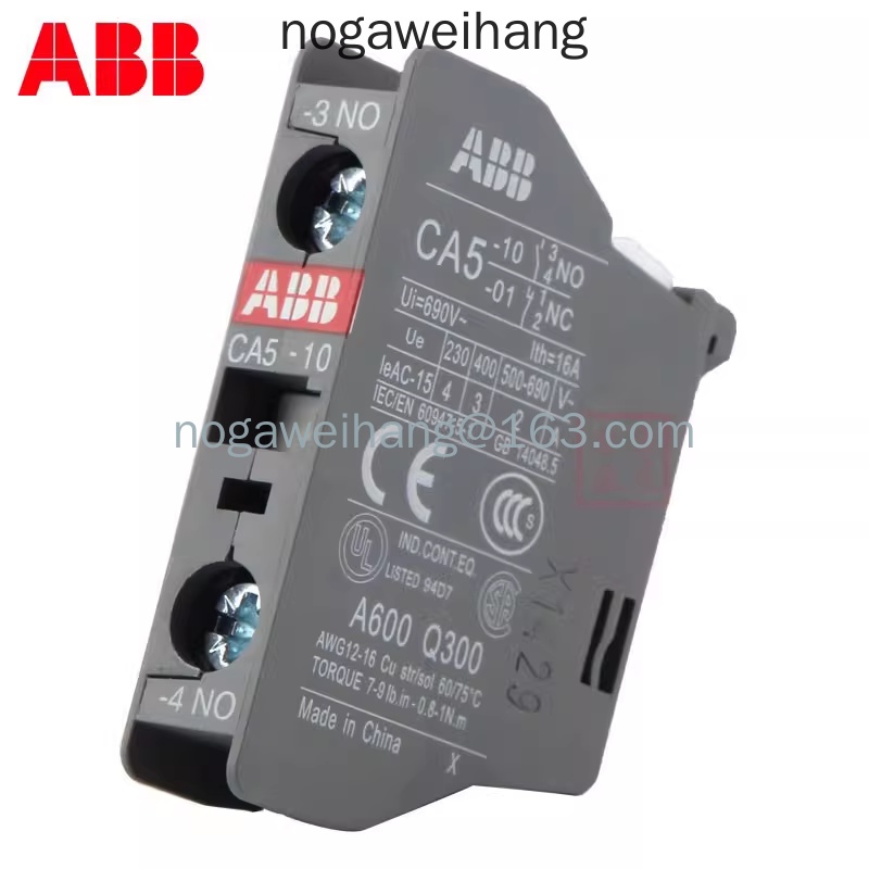 ABB Ac คอนแทคเสริม CA 5-10(NO) CA 5-01(NC) CA 5X-10(NO) CA 5X-01(NC) CAL 5-11(NO NC) ABB Ac เสริมเสร