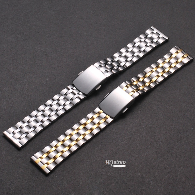สายนาฬิกาข้อมือสเตนเลส 18 มม. 20 มม. 22 มม. แบบเปลี่ยน สําหรับ Seiko Rolex Watchbands - รูปที่ 2