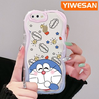 เคสโทรศัพท์มือถือ ซิลิโคนนิ่ม กันกระแทก ลายการ์ตูนโดราเอมอน สีโปร่งใส สําหรับ OPPO A12 A12s A5s A7 A11K