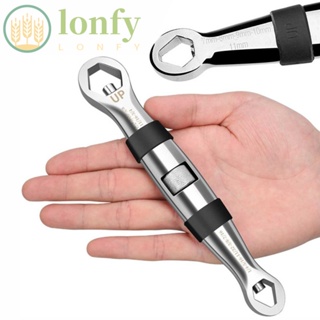 Lonfy ชุดเครื่องมือประแจขัน ยืดหยุ่น CR-V 7-19 มม. สําหรับซ่อมแซมรถยนต์