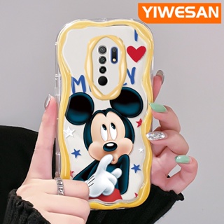 ใหม่ เคสโทรศัพท์มือถือ ซิลิโคนนิ่ม ใส กันกระแทก ลายการ์ตูนมิกกี้เมาส์ สีครีม หลากสี สําหรับ Xiaomi Redmi 10 Prime 10C 9 Prime 12C POCO C55 POCO M2