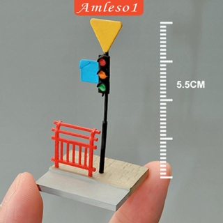 [Amleso1] โมเดลรั้วเรซิน สเกล 1/64 พร็อพ สําหรับตกแต่งสวน รถไฟ พร็อพภาพยนตร์ DIY