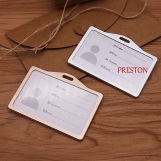 Preston คลิปหนีบนามบัตร โลหะผสมอลูมิเนียม คุณภาพสูง