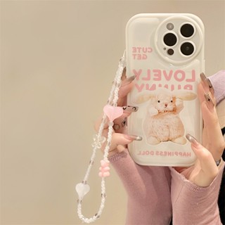 [พร้อมส่ง] เคสโทรศัพท์มือถือ พร้อมสายคล้องมือ สําหรับ Apple iPhone 15 14 13 12 11 PROMAX XS XR XSMAX SE2020 6 7 8PLUS MINI