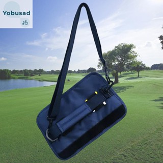 [Yobusad.th] กระเป๋ากอล์ฟ ผ้าไนล่อน พร้อมสายคล้องไหล่ อุปกรณ์เสริม สําหรับเล่นกีฬากลางแจ้ง