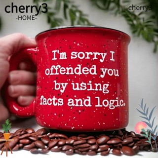 Cherry3 แก้วกาแฟแคมป์ไฟร์ ไม่ซีดจาง ปลอดภัย สําหรับผู้หญิง