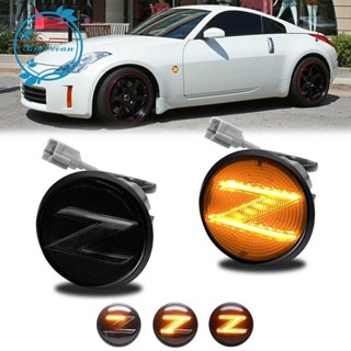 ไฟเลี้ยว LED ด้านข้างรถยนต์ สําหรับ Nissan 350Z Z33 2009-2020 370Z Z34