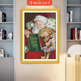 [Amleso1] ชุดสตาร์ทเตอร์เย็บผ้า 11ct 11.6 นิ้ว 15 นิ้ว สําหรับผู้เริ่มต้น