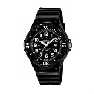 CASIO นาฬิกาข้อมือ CASIO รุ่น LRW-200H-1BVDF วัสดุเรซิ่น สีดำ