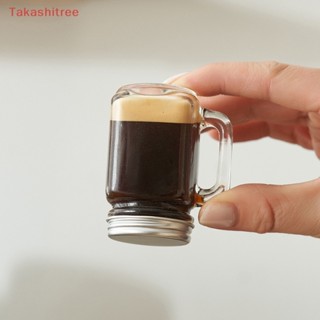 (Takashitree) ขวดโหลใส่น้ําผึ้ง นม กาแฟ ขนาดเล็ก แบบพกพา กันรั่ว พร้อมฝาปิด สําหรับบ้าน ปาร์ตี้ บาร์ วอดก้า วิญญาณ