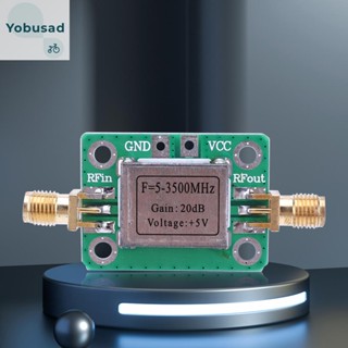 [Yobusad.th] โมดูลขยายเสียงสัญญาณ 20dB RF LNA 5-3500MHz RF 80mA DC 5V