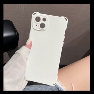 เคสโทรศัพท์มือถือแบบนิ่ม TPU ใส กันกระแทก สี่มุม สําหรับ iPhone 15 14 13 12 11 Pro max 12 13 Pro 14 15 plus 11 Pro max 14 Pro 14 Pro max