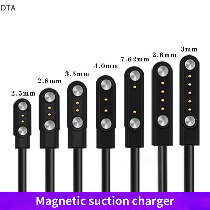 Dta อะแดปเตอร์แท่นชาร์จแม่เหล็ก 2 pins 4pins USB สําหรับสมาร์ทวอทช์