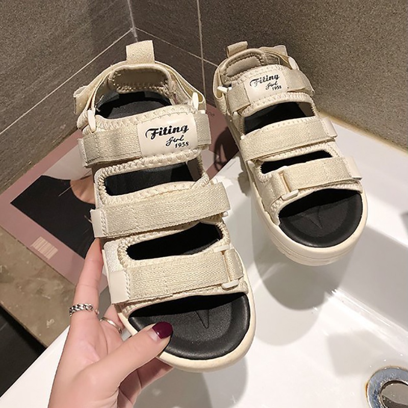 รองเท้าแตะแฟชั่นเกาหลี พื้นหนา กันลื่น ทนทานต่อการสึกหรอ ใส่ได้ทั้งชายและหญิง