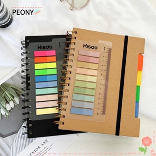 Peonypavilion สมุดออมเงิน ขนาด A5 สีดํา สีน้ําตาล สําหรับออฟฟิศ 2 ชิ้น