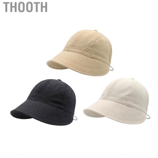 Thooth Women Cap  Adjustable Soft and Comfortable Sun Hat Breathable Wide Brim for Traveling