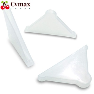 Cvmax แผ่นพลาสติกป้องกันมุมโต๊ะ 35*35 มม. 1.3*1.3 นิ้ว สีขาว ทนทาน 50 ชิ้น