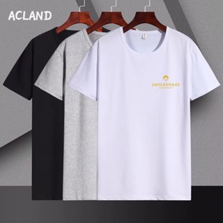 Acland เสื้อยืดผู้ชาย ผู้ชายเสื้อเชิ้ต เสื้อยืด ผ้านุ่ม ใส่สบาย ไม่หด ไม่ต้องรีด 36Z230908