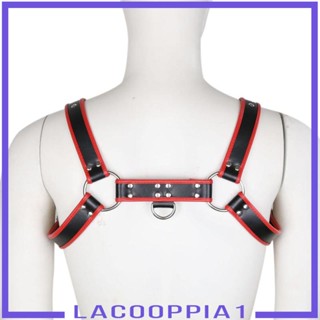 [Lacooppia1] Prettyia ชุดชั้นใน สายหนัง สายรัดหน้าอก สําหรับผู้ชาย