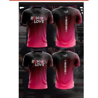 เสื้อยืด พิมพ์ลาย Run for Love