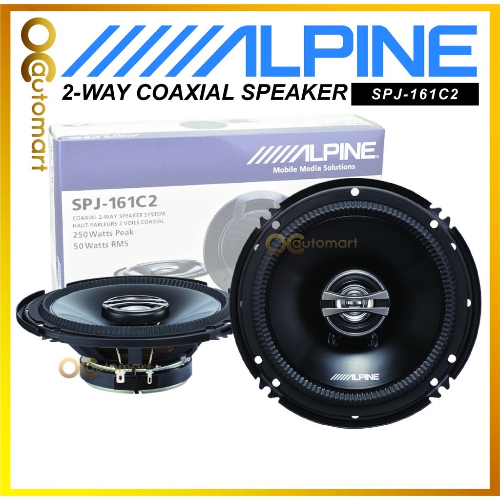 ALPINE SPJ-161C2 6 (16ซม.) ลําโพง COAXIAL 2-WAY