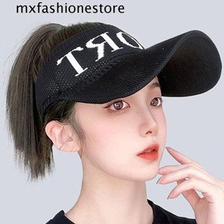 Mxfashione หมวกเบสบอล วิกผมหางม้าสั้น ทนความร้อน มองไม่เห็น เครื่องประดับผม สําหรับเด็กผู้หญิง