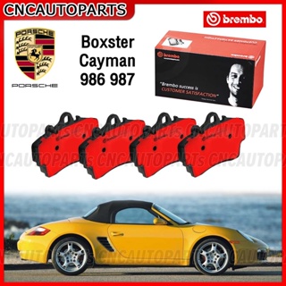 BREMBO ผ้าเบรคหน้า PORSCHE BOXSTER, CAYMAN (986 987) รุ่น Ceramic P65007