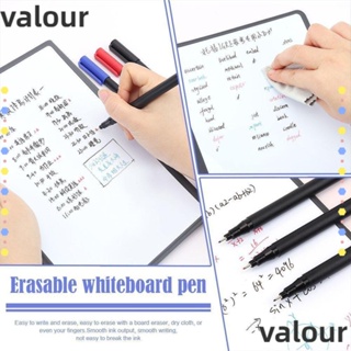 Valour ปากกาไวท์บอร์ด ลบได้ 0.5 มม. ปลายปากกา การเรียน การสอน ปากกาลบแห้ง