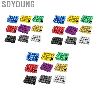 Soyoung 20PCS Car Wheel Hub Nut Protective Cover Dustproof Decoration Snap in ABS Plastic